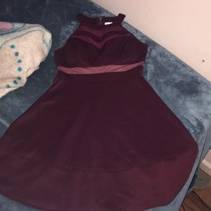 Plum color dress